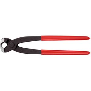 Knipex Oorklemmentang | totale lengte 220 mm | hoofd zwart gefosfateerd | kunststofcoating | 1 stuk - 10 98 I220 10 98 I220