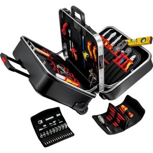 Knipex BigTwin 00 21 41 Elektricien Gereedschapskoffer (met Inhoud) 63-delig (b X H X D) 510 X 270 X 410 Mm