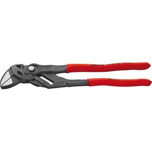 Knipex Sleuteltang tang en schroefsleutel in één gereedschap grijs geatramenteerd, met anti-slip kunststof bekleed 250 mm 86 01 250