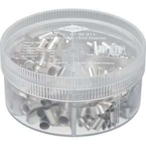 Knipex 97 99 911 Assortiment adereindhulzen 4 mm², 6 mm², 10 mm², 16 mm² Ongeïsoleerd 350 stuk(s)