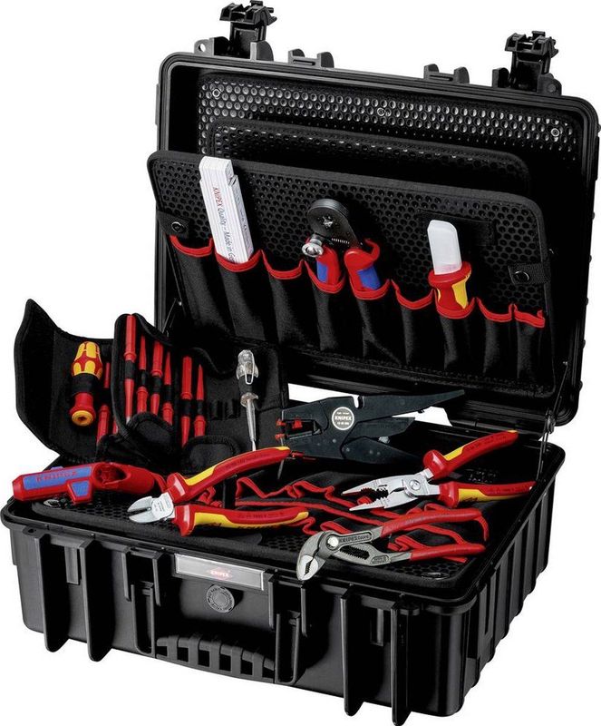 Knipex 00 21 35 Gereedschapskoffer (met inhoud) 25-delig (l x b x h) 437 x 307 x 172 mm