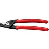 Knipex StepCut Kabelschaar gebruineerd, met kunststof bekleed 160 mm 95 11 160