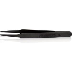 KNIPEX 92 09 01 ESD Kunststoffpinzette 115 mm gerade schwarz