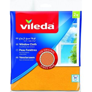 Vileda Window Cleaner, synthetic, 2 pieces