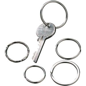 WEDO Schlüsselring silber - 15 Stück