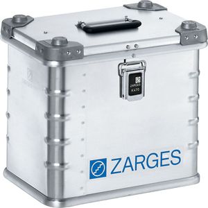 ZARGES Aluminium transportkist, inhoud 27 l, inwendige l x b x h = 350 x 250 x 310 mm, in robuuste uitvoering