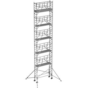 ZARGES S-PLUS rolsteiger, platform 1,80 x 0,60 m, werkhoogte 12,35 m