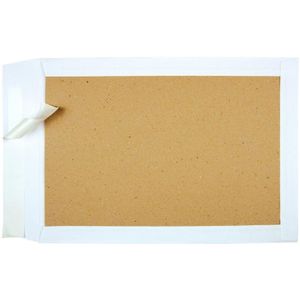 MAILmedia Papprückwandtaschen DIN B4 weiß