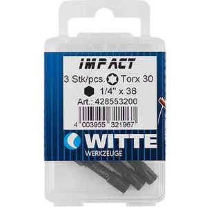 Witte torx bit MAXX Impact [3x] - 1/4'' - T 25 - 38mm