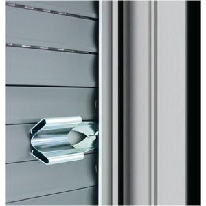 Schellenberg 16004 rolluik klemblokkering, Mini/Maxi, inbraakwerend, 2 stuks, Grijs