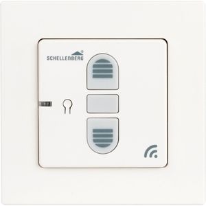 Schellenberg 20030 Smart Home draadloze rolluikschakelaar & draadloze vouwstoreschakelaar, uitbreidbaar voor slimme aandrijvingen, wit
