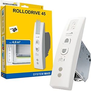 Schellenberg - Power 45 - Afvalblik - Wit - Programmeerbaar