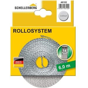 Schellenberg - 46102 - Rolluikband - Grijs - 14 mm - 6 m