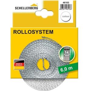 Schellenberg - Rolluikband Mini - Wit - 14 mm - 6 m