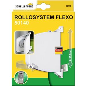 Schellenberg 50140 Rolluik Bandopwinde - Flex - Openklapbaar Min - Wit