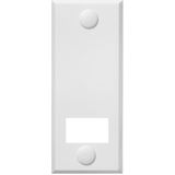 Schellenberg - 53103 - Rolluikriem Afdekking - Wit - Gatafstand 10,5 cm - Standaard Maxi