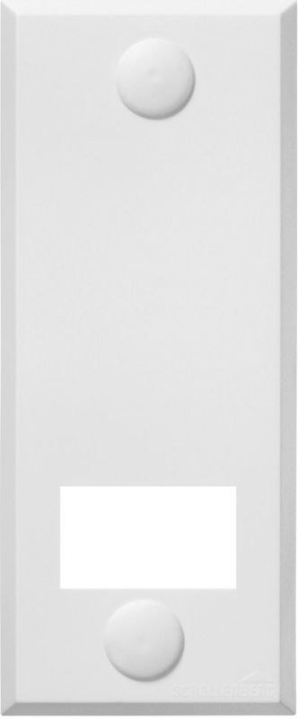 Schellenberg - 53103 - Rolluikriem Afdekking - Wit - Gatafstand 10,5 cm - Standaard Maxi