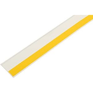 Schellenberg 66402 Raamlijst, zelfklevend met zachte lip 50 x 1500 mm, wit, afdeklijst van flexibel PVC, verblinding van voegen en overgangen aan ramen, kasten of deuren