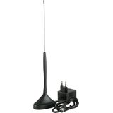 Schwaiger - HD Staafantenne - Binnenantenne - Zwart - 35 dB - DAB/DAB+, DVB-T/T2