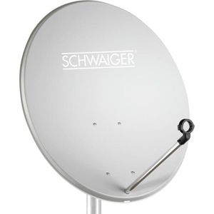 Schwaiger - Satellietschotel - Lichtgrijs - 42 cm - Kunststof Achterkant