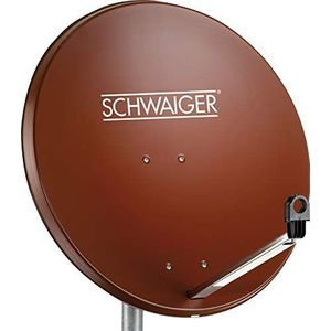Schwaiger SPI996.2 Satellietschotel 80 cm Reflectormateriaal: Staal Steenrood