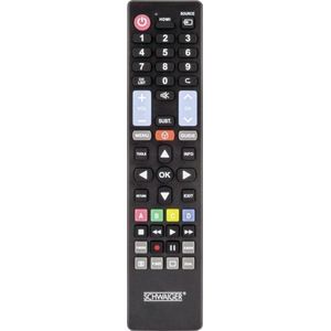Schwaiger UFB100U Samsung, LG, Sony, Philips, Panasonic Afstandsbediening Zwart