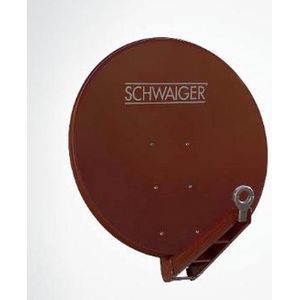 Schwaiger - SPI085PR - Satellietschotel - Steenrood - Reflectormateriaal: Aluminium
