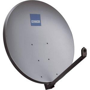 Schwaiger - Satellietschotel - Antraciet - Aluminium - 100 cm - Topkwaliteit - 10 Jaar Garantie