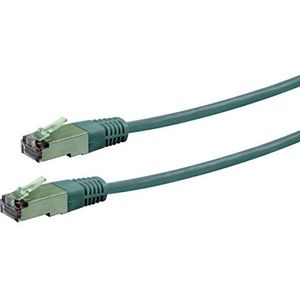 SCHWAIGER Patchkabel RJ45 STP Cat5 15m grijs