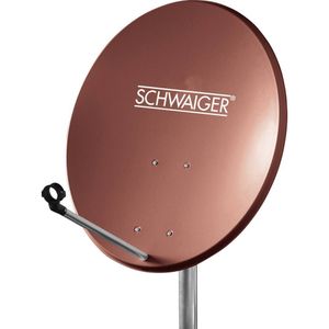 Schwaiger - SPI550.2 - Satellietschotel - Steenrood - Staal - 60 cm