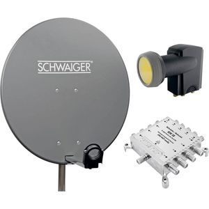 Schwaiger SPI9961SET5 Satellietset Zonder Receiver Aantal Gebruikers: 8 80 cm