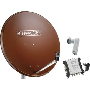 Schwaiger SPI9962SET6 Satellietset zonder receiver Aantal gebruikers: 8 80 cm