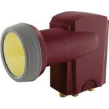 Schwaiger SPS6918R531 Quattro-LNB Feed-opname: 40 mm Steenrood