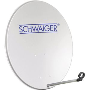 Schwaiger - SPI2080 - SAT Spiegel - Lichtgrijs - 80 cm - Parabolische Antenne - 36.90 dB - DVB-S/-S2