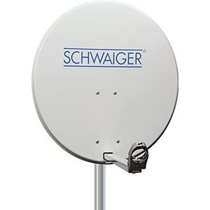 Schwaiger SPI621.0 satellietantenne 10,7 - 12,75 GHz grijs - satellietantenne (10,7 - 12,75 GHz, 36,1 dBi, 15 - 48 °, 25 °, 3,1 °, grijs)