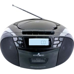 Schwaiger Sound4You Radio/CD-speler VHF (FM), AM, FM CD, FM Zwart