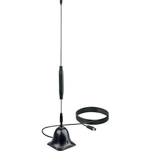 SCHWAIGER -20310- DVBT-2 Antenne | indoor | met versterker | actieve staafantenne | integ. LTE blocking filter | voor DVB-T, DAB+, FM ontvangst | aansluiting op DVBT-2 ontvanger, TV-toestel