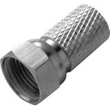 Schwaiger FST7510241 F-stekker Aansluitingen: F-stekker Kabeldiameter: 7.5 mm 10 stuk(s)