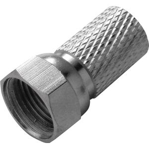 Schwaiger FST7510241 F-stekker Aansluitingen: F-stekker Kabeldiameter: 7.5 mm 10 stuk(s)