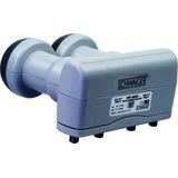 Schwaiger - Digitale Monoblok Quad LNB - Grijs - Voor 4 Deelnemers - Geïntegreerde DiSEqC-schakelaar