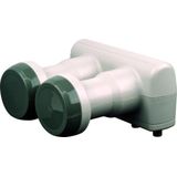 Schwaiger - Digitale Monoblok Quad LNB - Grijs - Voor 4 Deelnemers - Geïntegreerde DiSEqC-schakelaar