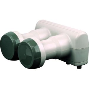 Schwaiger - Digitale Monoblok Quad LNB - Grijs - Voor 4 Deelnemers - Geïntegreerde DiSEqC-schakelaar