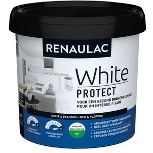 Renaulac Latex White Protect Mat Wit 1l