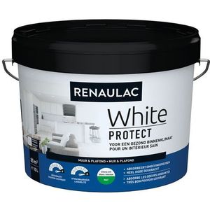 Renaulac Latex White Protect Mat Wit 10l