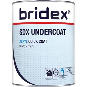 Bridex SDX Undercoat grondverf acryl 2,5L wit