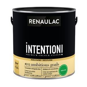 Renaulac Muur- En Plafondverf Intention Ambitious Goal Extra Mat 2,5l