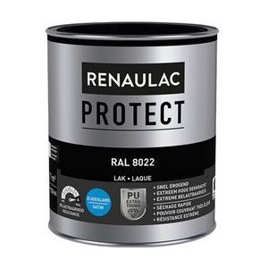 Renaulac Lak Protect Ral8022 Zijdeglans 750ml