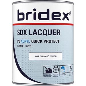 Bridex SDX Lacquer lak acryl 1L wit mat