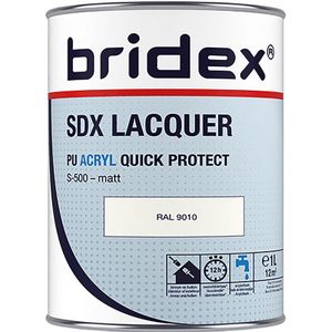 Bridex SDX Lacquer lak acryl 1L RAL 9010 mat