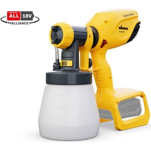 Wagner - W250 18V Accu-verfspuitpistool - Draadloos - Borstelloze Motor